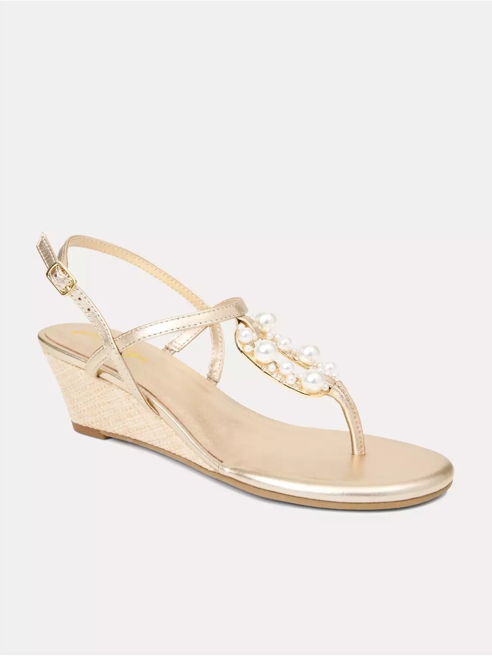 BRAND NEW** Good As Gold Embellished Wedge - 9M